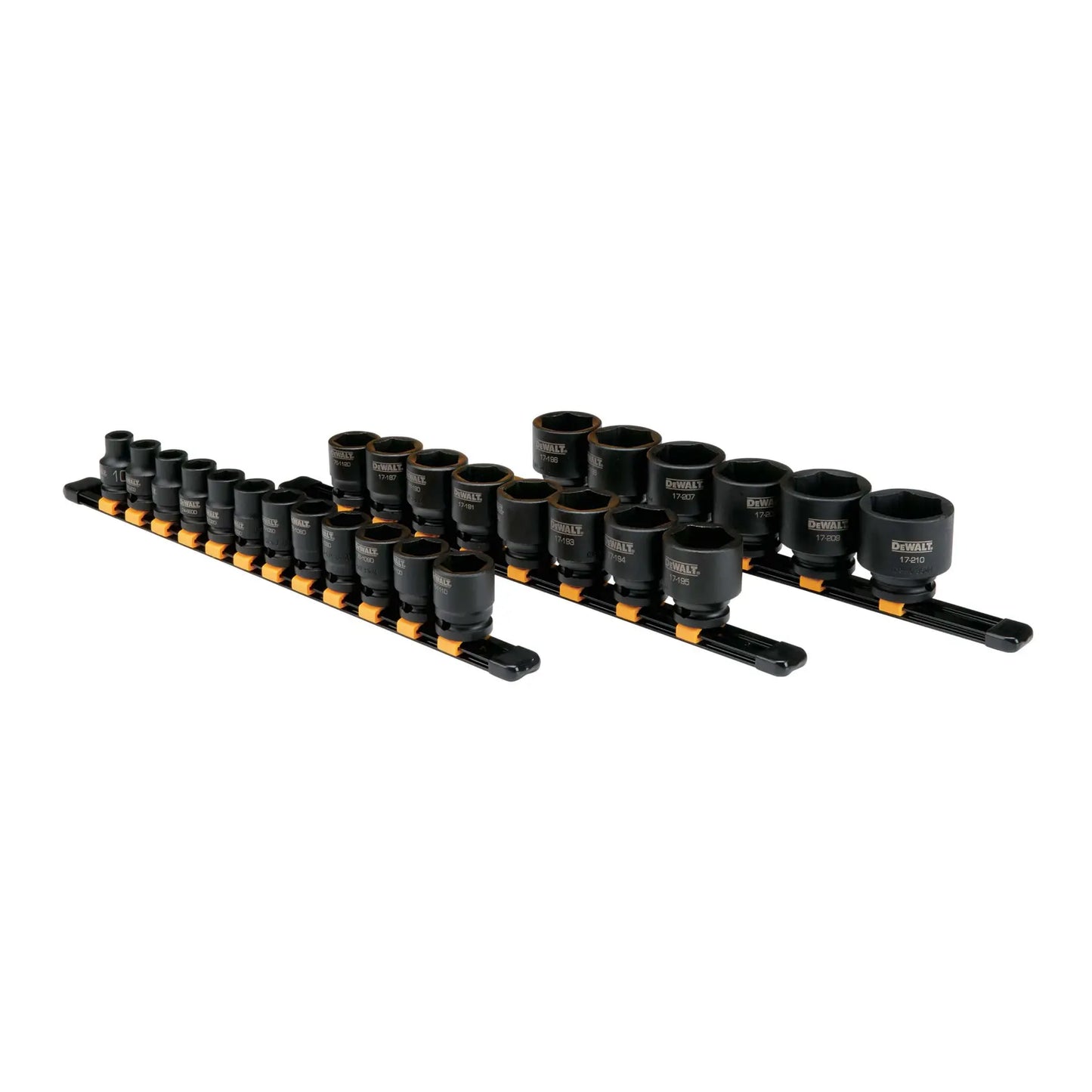 DEWALT 26 Piece 1/2 In Drive Metric Impact Socket Set 6 Pt — DWMT19243