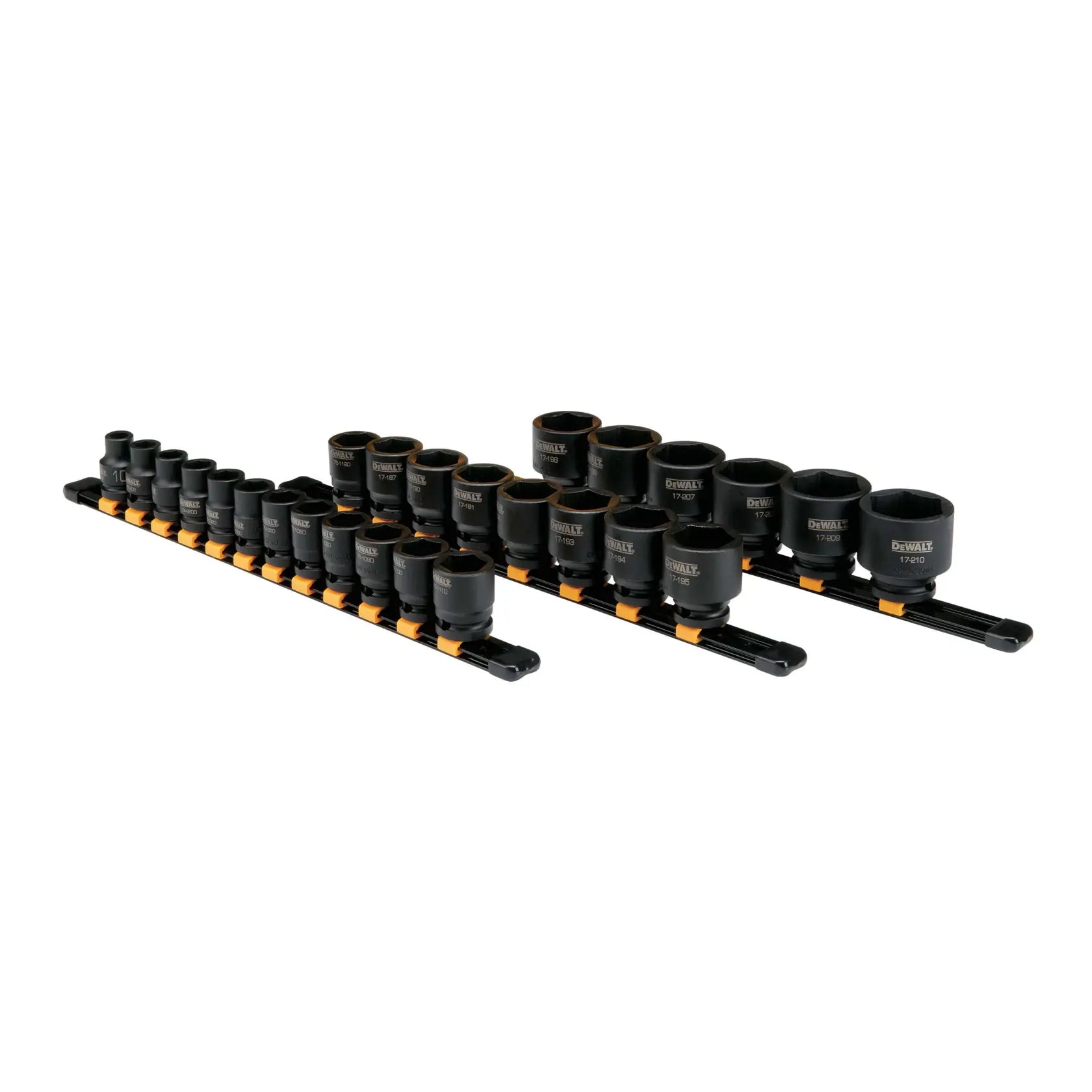 DEWALT 26 Piece 1/2 In Drive Metric Impact Socket Set 6 Pt — DWMT19243
