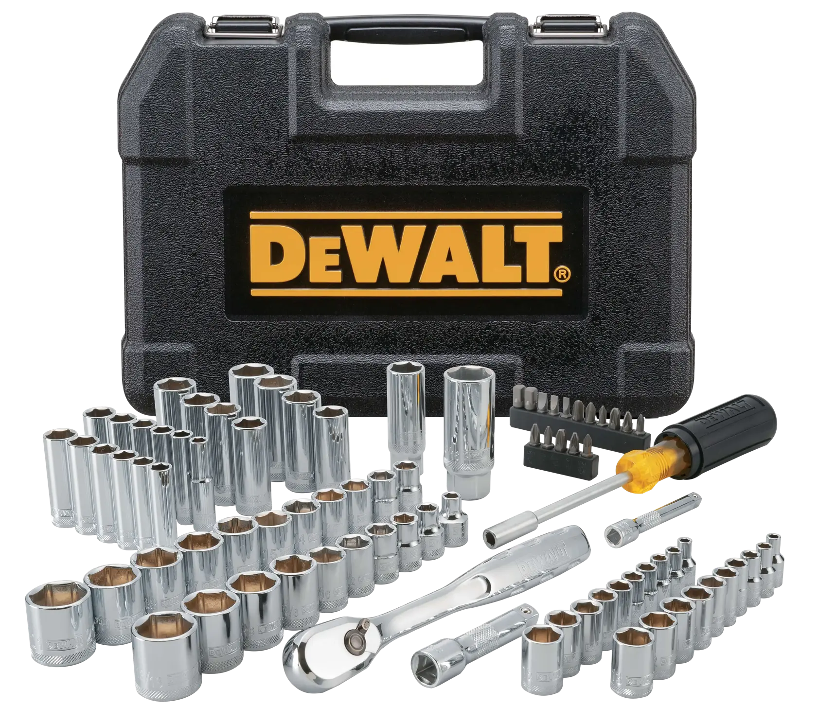 DEWALT 84 Piece Mechanics Tool Set — DWMT81531