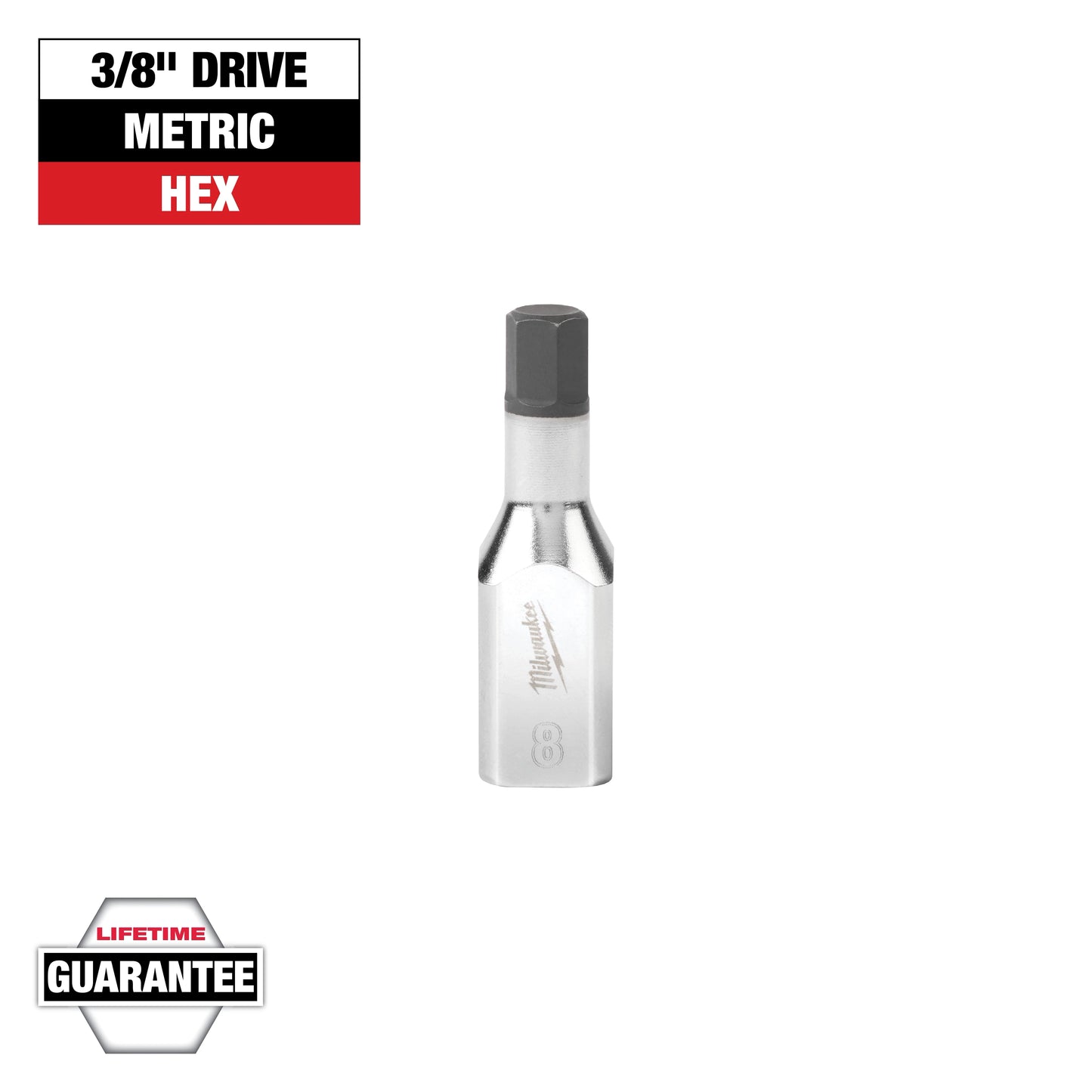 Milwaukee 3/8" Drive 8mm Hex Bit Socket — 45-34-1054
