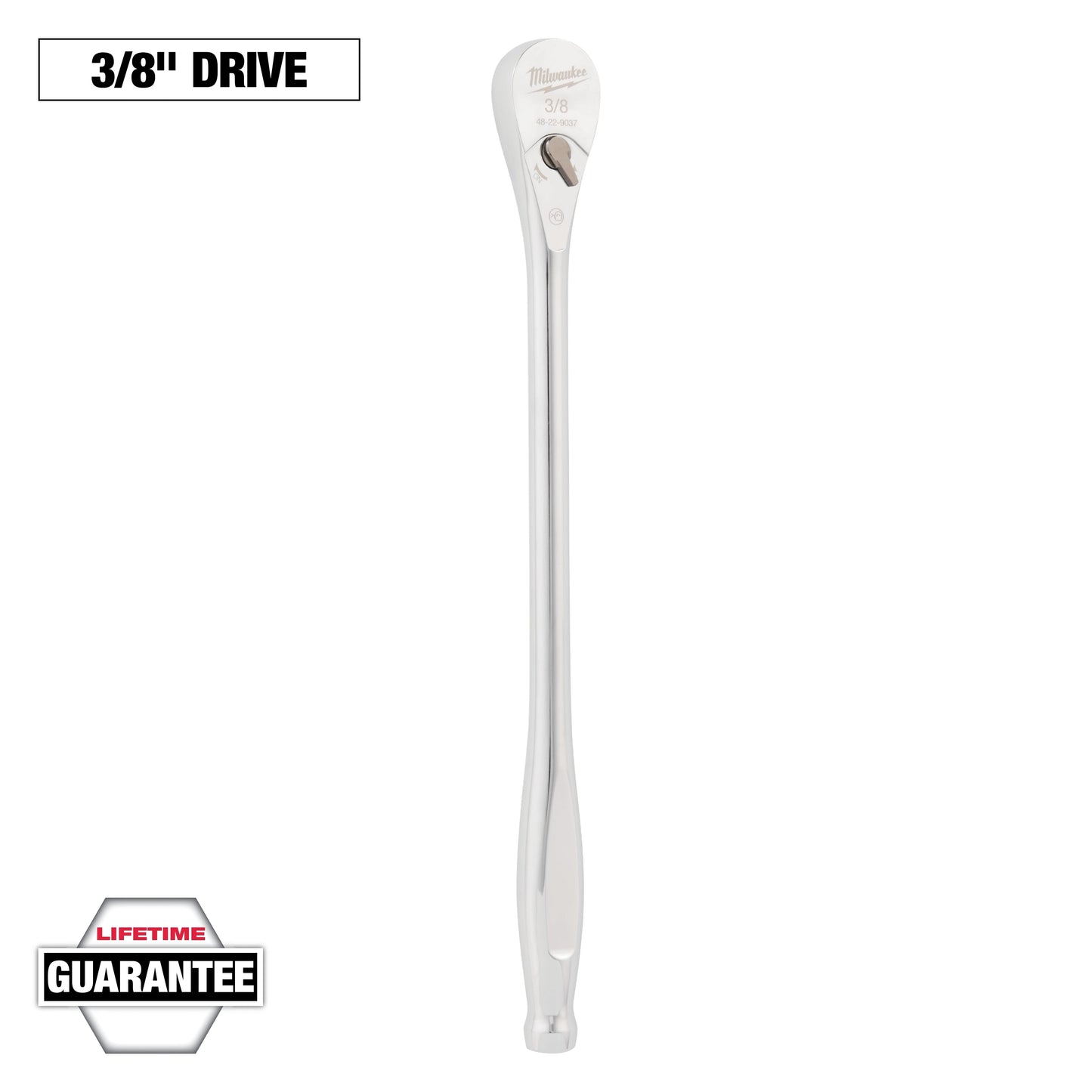 Milwaukee 3/8" Drive 12" Ratchet — 48-22-9037