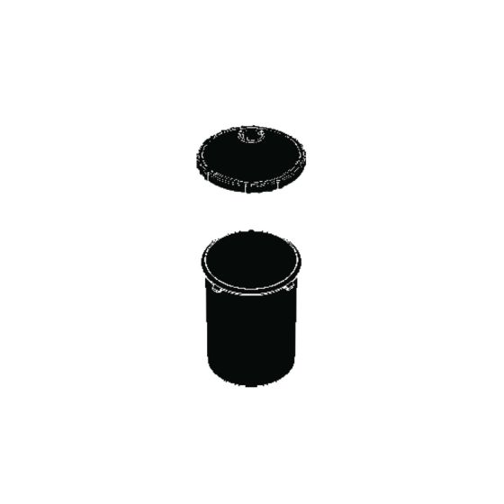 DeVilbiss DeKups EVO 9 oz UV Hard Cup & Collar, Kit of 2, DPV-607-UV