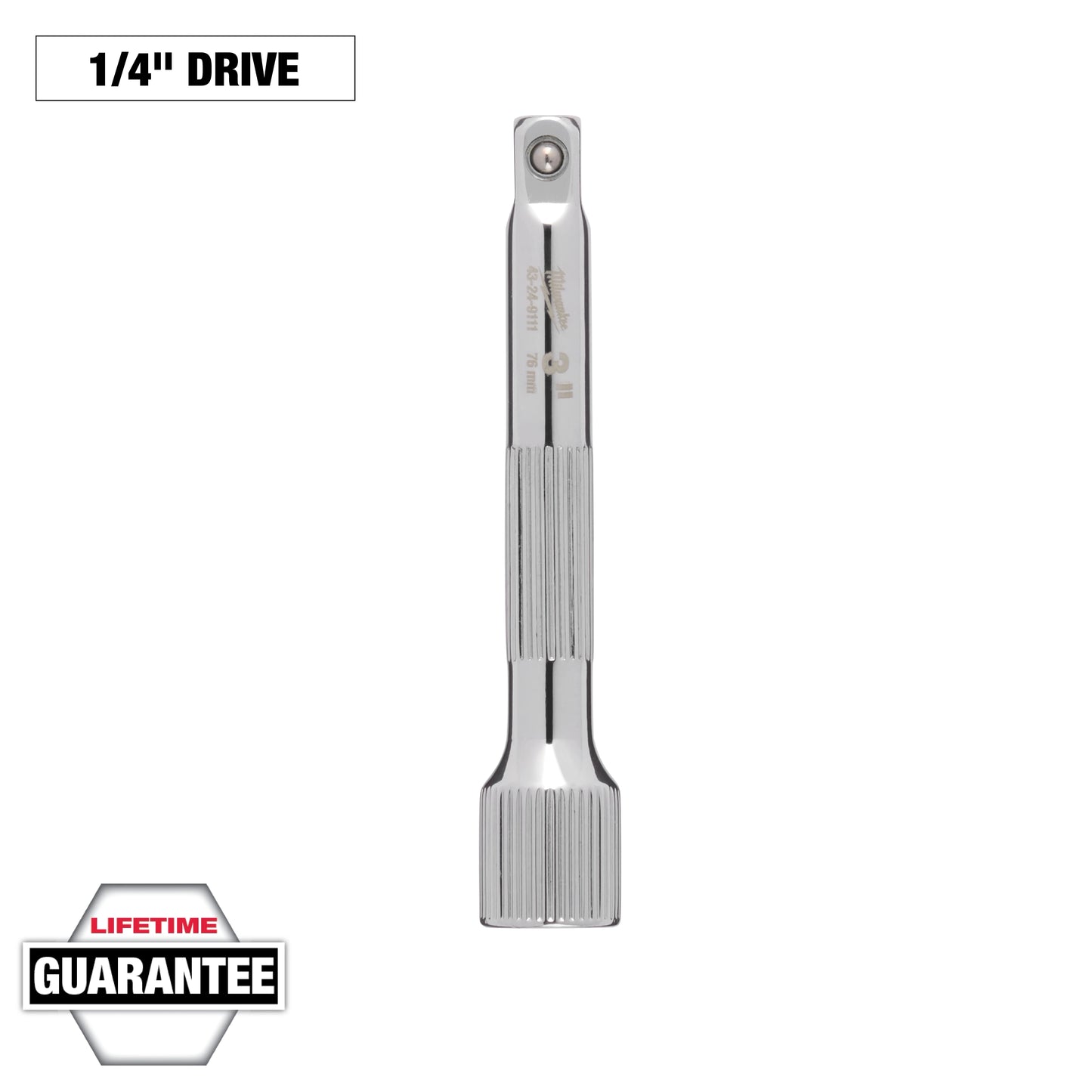 Milwaukee 1/4" Drive 3" Extension — 43-24-9111