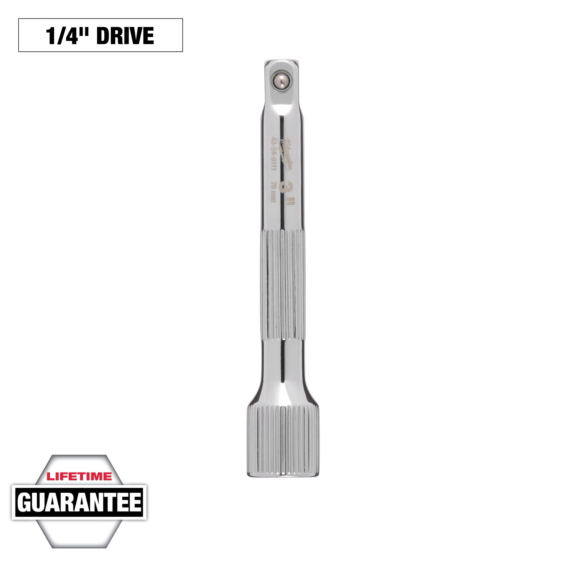 Milwaukee 1/4" Drive 3" Extension — 43-24-9111