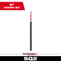 Milwaukee SHOCKWAVE™ Impact Duty 6" Square Recess #2 Power Bit — 48-32-4805