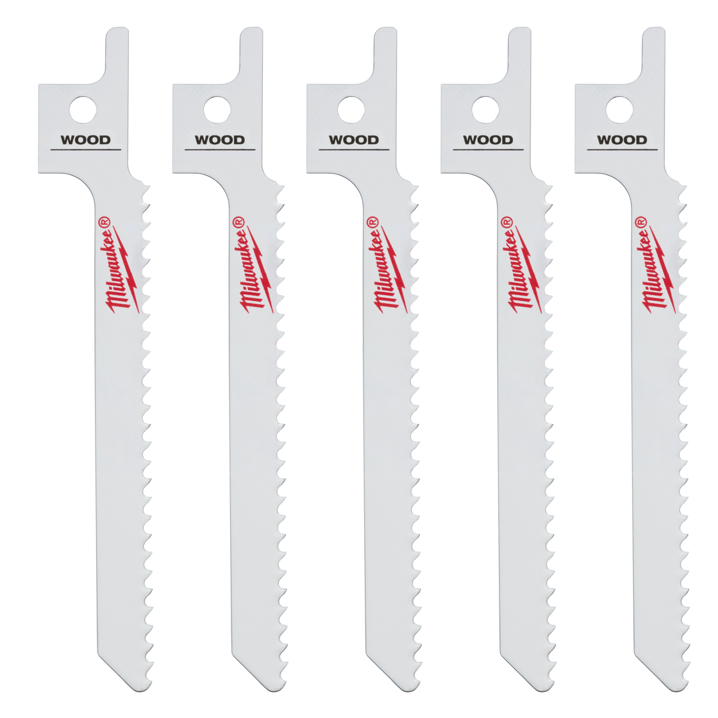 Milwaukee 3-1/2" 10 TPI SAWZALL® Blade for Wood Scroll (5 PK) — 49-00-5310
