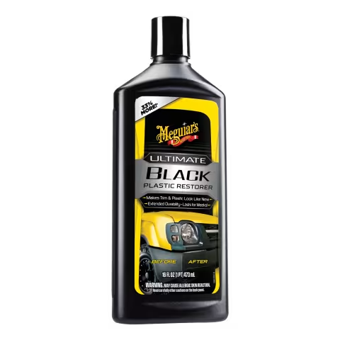 Meguiar’s Ultimate Black Plastic Restorer, 16 oz, G15816