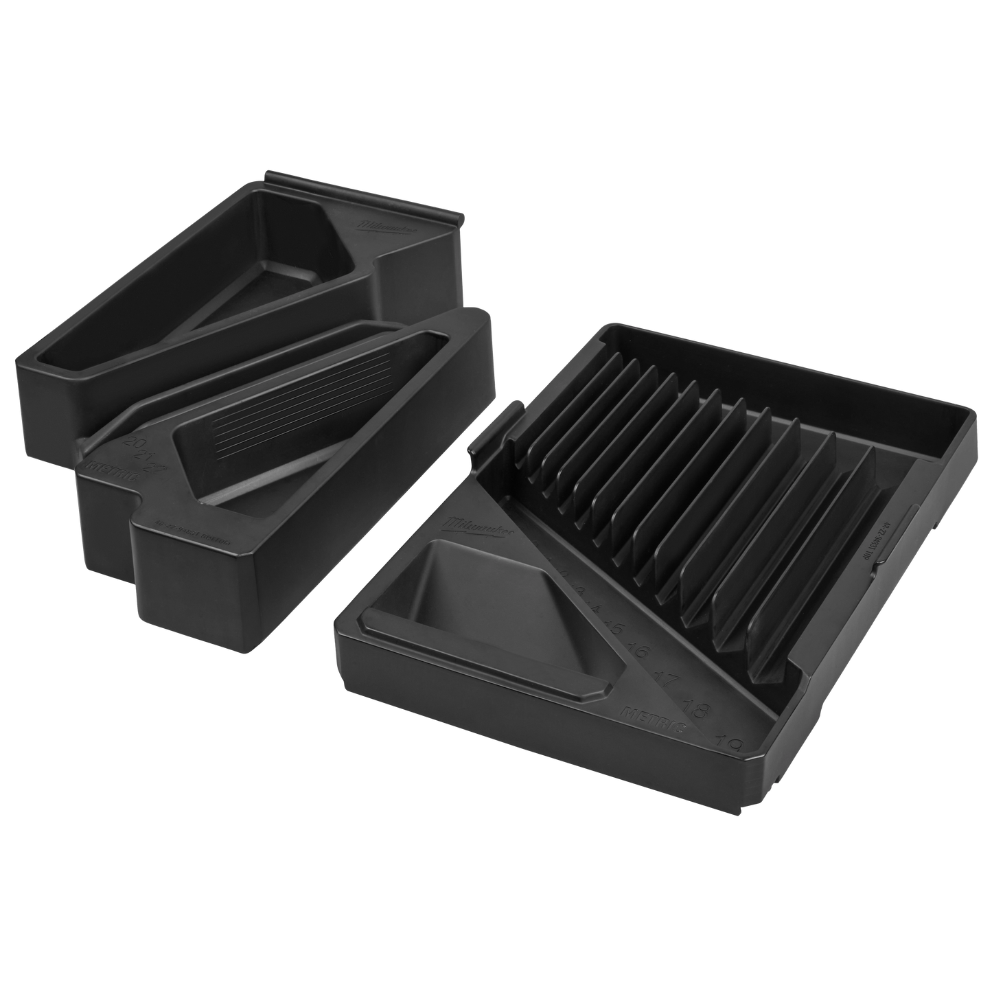 Milwaukee 15 pc Metric Combination Wrench Trays — 48-22-9483T