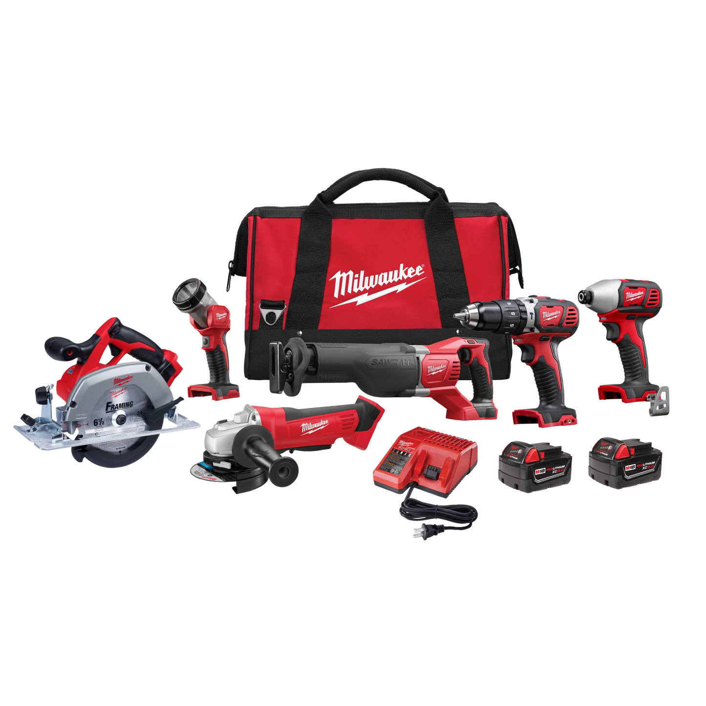 Milwaukee M18™ Cordless 6-Tool Combo Kit — 2696-26