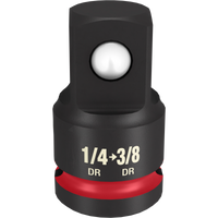 Milwaukee SHOCKWAVE™ Impact Duty 1/4" Drive to 3/8" Drive Adapter — 49-66-6720