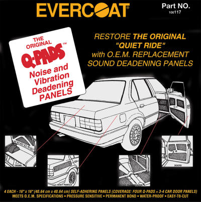 Evercoat Q-pads 12″ x 12″, 6 pads/pack – 100116