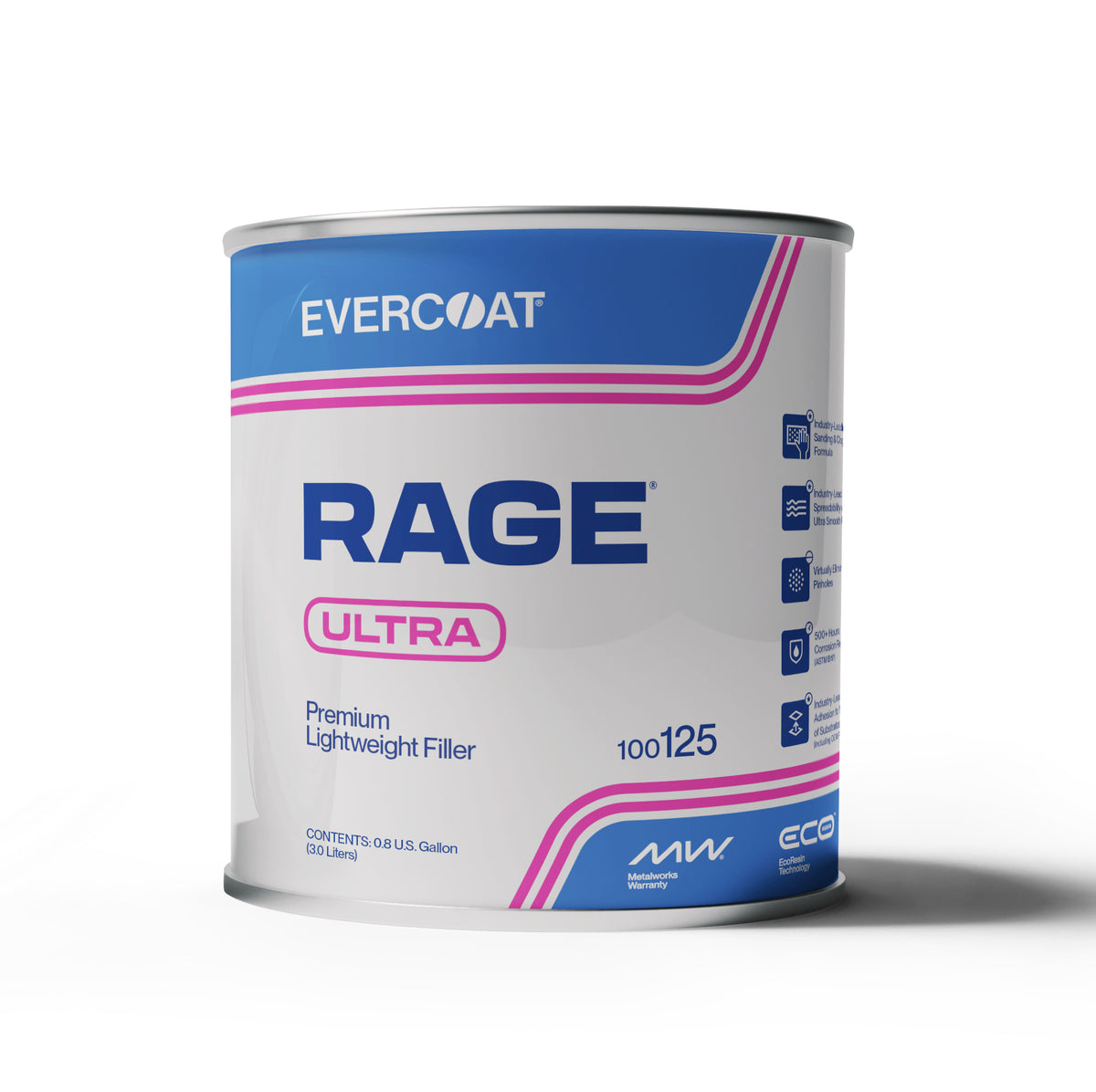 Evercoat Rage Ultra Light Gray · 1 gal · Can – 100125
