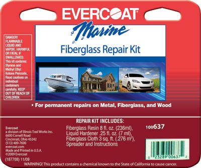Evercoat Fiberglass Repair Kit 1/2 Pint – 100637