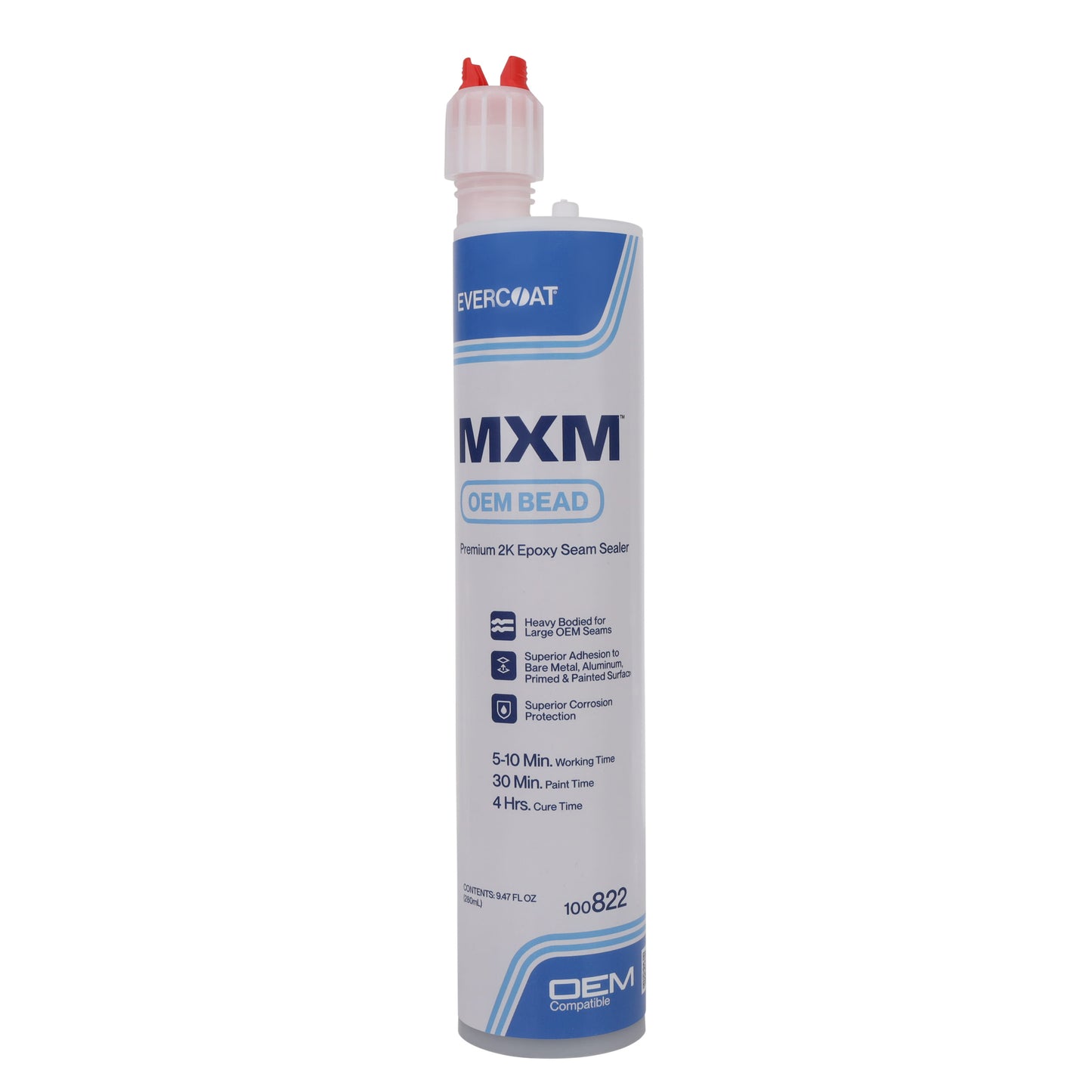 Evercoat MXM OEM Bead Premium 2K Epoxy Seam Sealer Beige · 250 mL · Cartridge – 100822