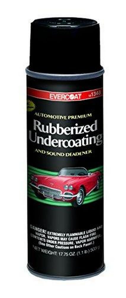 Evercoat Low VOC Rubberized Undercoating Black · 18 oz – 101348