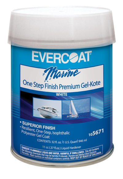Evercoat Gel-Kote White, Quart – 105671