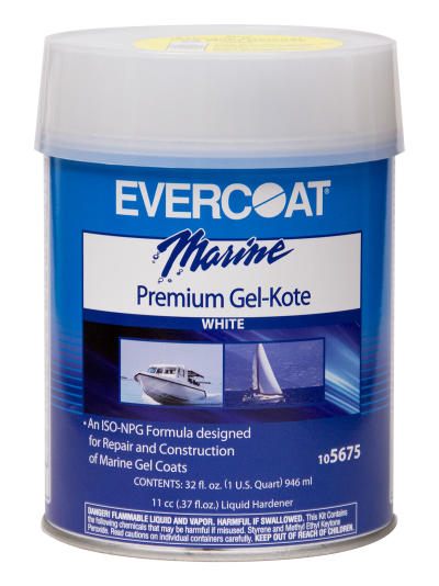 Evercoat Gel-Kote White, Quart – 105675