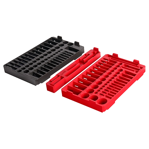 Milwaukee 106 pc. 1/4" & 3/8” Drive Ratchet and Socket Trays- SAE & Metric — 48-22-9486T