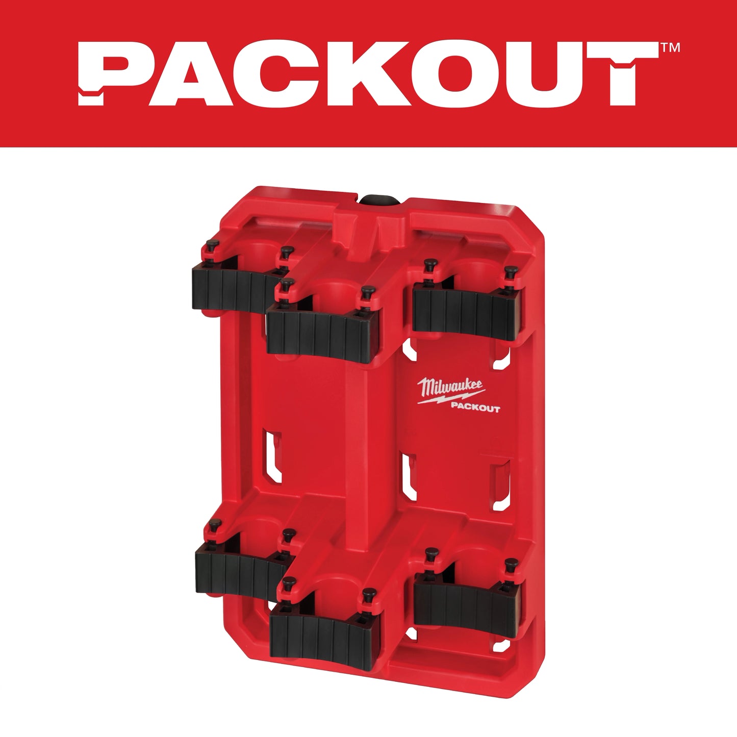 Milwaukee PACKOUT™ Long Handle Tool Rack — 48-22-8349