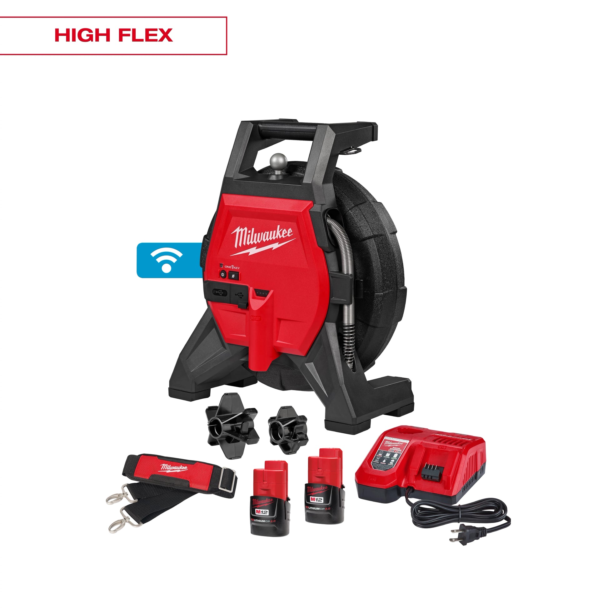 Milwaukee M12™ 85’ High Flex Compact Inspection Camera Kit — 3318-22B