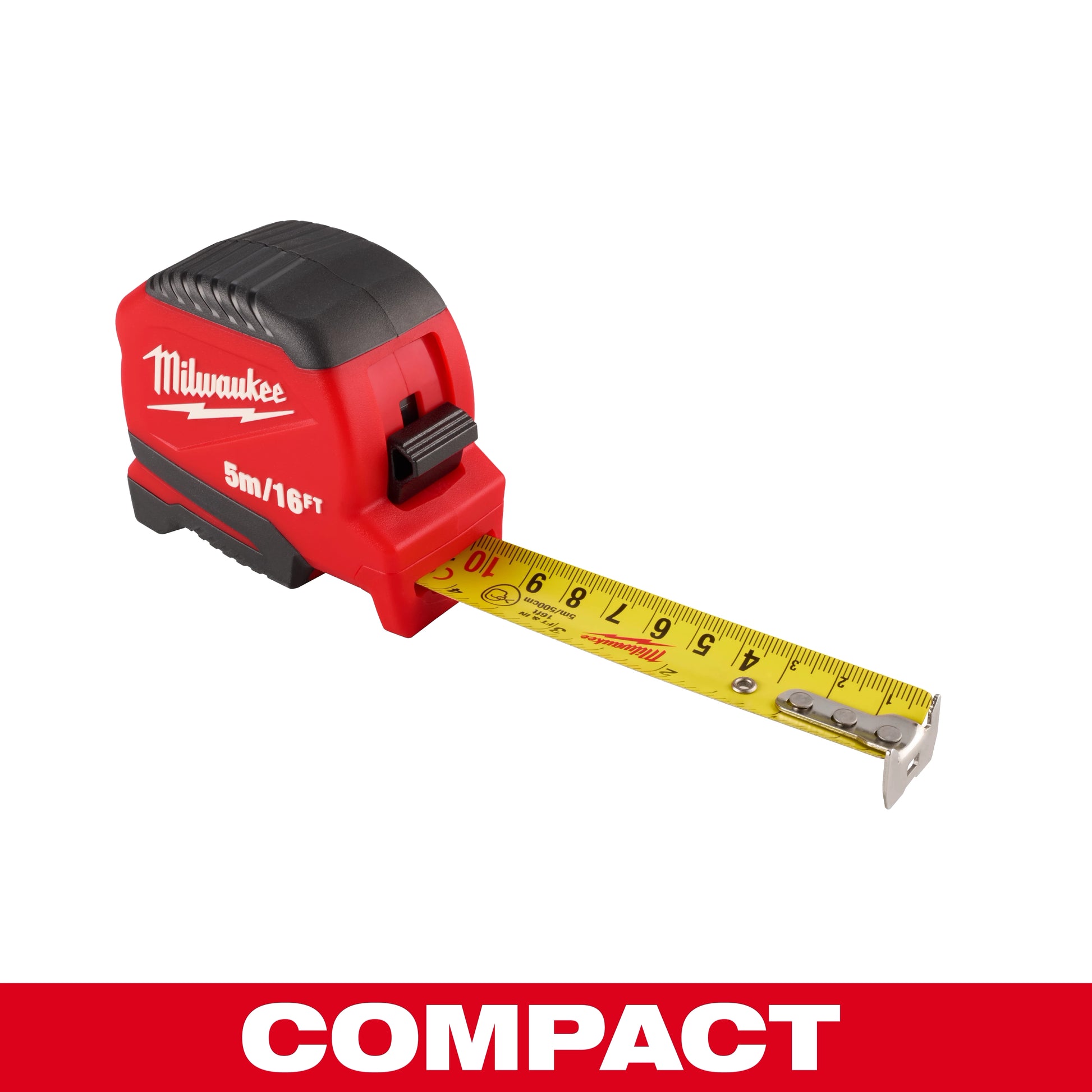 Milwaukee 5m/16 ft Compact Tape Measure — 48-22-1717