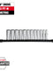 Milwaukee 12 pc 3/8” Drive 12-Point Deep Well Metric Socket Set — 48-22-9521