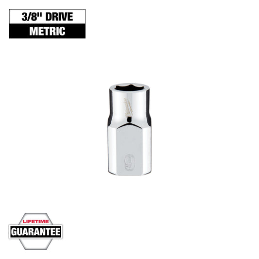 Milwaukee 3/8" Drive 9mm Metric Socket with FOUR FLAT™ Sides — 45-34-9079