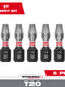 Milwaukee SHOCKWAVE™ Impact Duty 1 TORX® T20 Insert Bits (5 PK) — 48-32-4614