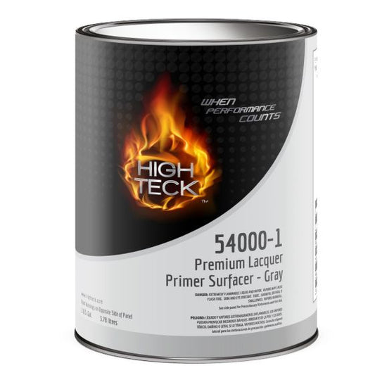 High Teck Premium Lacquer Primer Surfacer Gray - 1 gal - High Teck 54000-1