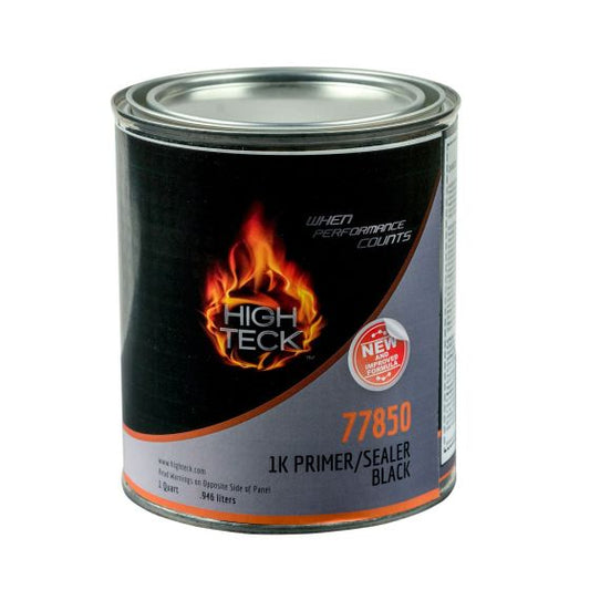 High Teck 50 State Compliant 1k Primer/Sealer, Black, 4.60 Lb/Gal VOC - 1 qt - High Teck 77850-4