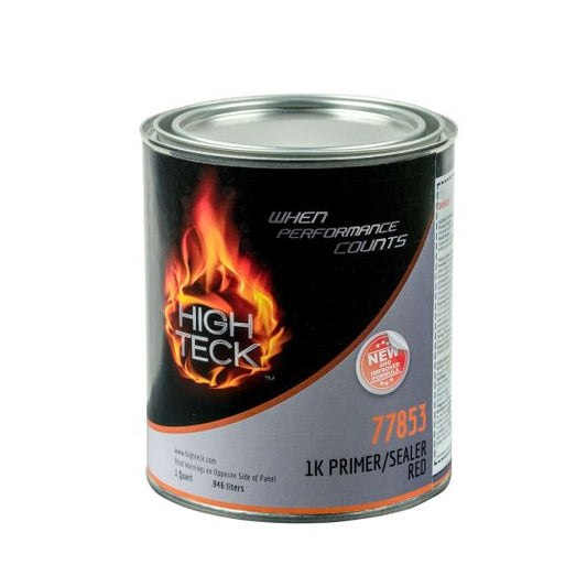 High Teck 50 State Compliant 1k Primer/Sealer, Red, 4.60 Lb/Gal VOC - 1 qt - High Teck 77853-4