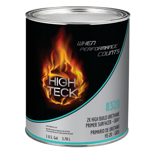 High Teck 2k High Build Urethane Primer - Gray - 1 gal - High Teck 8320-1