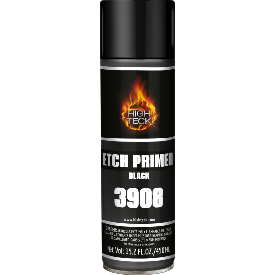 High Teck Etch Primer Black Aerosol - 3908 - HIGH TECK ETCH PRIMER BLACK AEROSOL - High Teck 3908