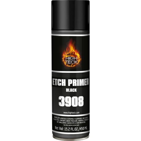 High Teck Etch Primer Black Aerosol - 3908 - HIGH TECK ETCH PRIMER BLACK AEROSOL - High Teck 3908