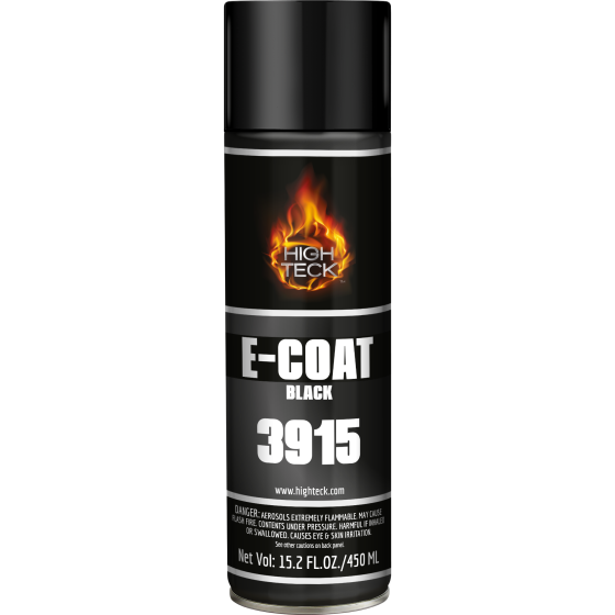High Teck E-Coat Black Aerosol - 3915 - HIGH TECK E-COAT BLACK AEROSOL - High Teck 3915
