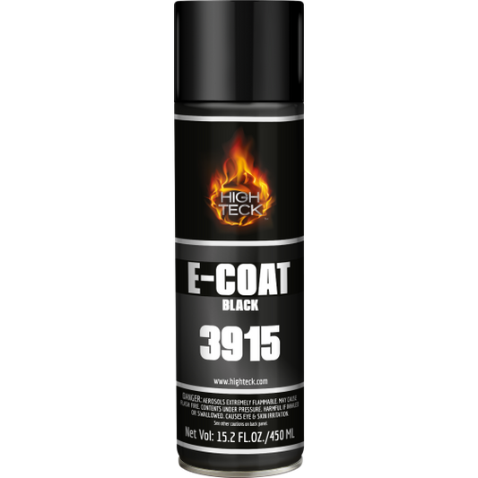 High Teck E-Coat Black Aerosol - 3915 - HIGH TECK E-COAT BLACK AEROSOL - High Teck 3915