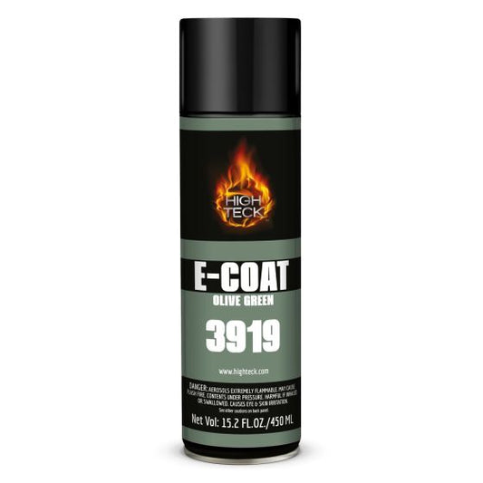 High Teck E-Coat Olive Green Aerosol - 3919 - HIGH TECK E-COAT OLIVE GREEN AEROSOL - High Teck 3919