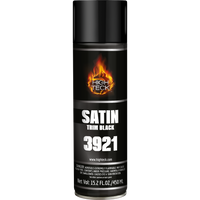 High Teck Satin Trim Black Aerosol - 3921 - HIGH TECK SATIN TRIM BLACK AEROSOL - High Teck 3921