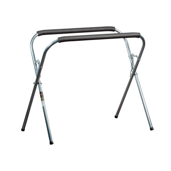 High Teck T430 Unassembled Portable Workstand, 46 In H, 500 Lb Load, Foam Padded Top And Tubing - HIT430 - High Teck™ T430 Unassembled Portable Workstand, 46 in H, 500 lb Load, Foam Padded Top and Tubing - High Teck HIT430