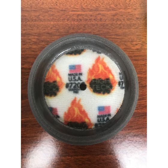 High Teck 3" Black Foam Pads - 2 Pack - 720G - (2) 3" BLACK FOAM PAD - High Teck 720G