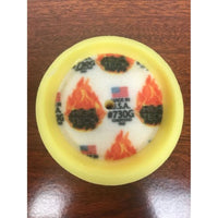 High Teck 3" Yellow Foam Pads - 2 Pack - 730G - (2) 3" YELLOW FOAM PAD - High Teck 730G
