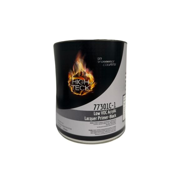 High Teck Low VOC High Solids Acrylic Lacquer Primer-Black-GL - 77301C-1 - High Teck 77301C-1 Low VOC High Solids Acrylic Lacquer Primer-Black-GL - High Teck 77301C-1