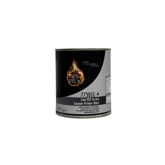 High Teck Low VOC High Solids Acrylic Lacquer Primer-Black-QT - 77301C-4 - High Teck 77301C-4 Low VOC High Solids Acrylic Lacquer Primer-Black-QT - High Teck 77301C-4