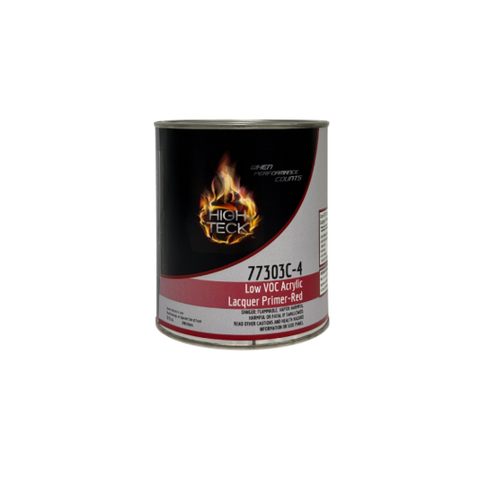 High Teck Low VOC High Solids Acrylic Lacquer Primer-Red-QT - 77303C-4 - High Teck 77303C-4 Low VOC High Solids Acrylic Lacquer Primer-Red-QT - High Teck 77303C-4