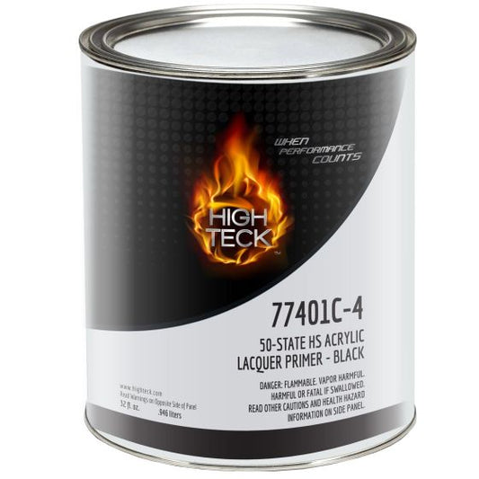 High Teck National Rule/SCAQMD High Solids Acrylic Lacquer Primer-Black-QT - 77401C-4 - High Teck 77401C-4 NR/SCAQMD High Solids Acrylic Lacquer Primer-Black-QT - High Teck 77401C-4