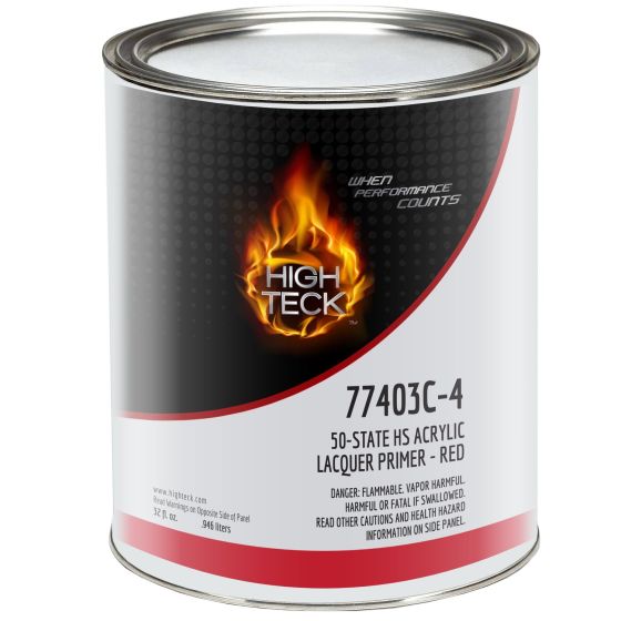 High Teck National Rule/SCAQMD High Solids Acrylic Lacquer Primer-Red-QT - 77403C-4 - High Teck 77403C-4 NR/SCAQMD High Solids Acrylic Lacquer Primer-Red-QT - High Teck 77403C-4
