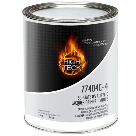 High Teck National Rule/SCAQMD High Solids Acrylic Lacquer Primer-White-QT - 77404C-4 - High Teck 77404C-4 NR/SCAQMD High Solids Acrylic Lacquer Primer-white-QT - High Teck 77404C-4