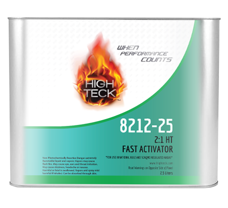 High Teck (2.5l) Euro Clear - 2:1 Mix Ratio - National Rule&SCAQMD - Fast Act. - 8212-25 - (2.5L) HIGH TECK EURO CLEAR - 2:1 MIX RATIO - NR&SCAQMD - FAST ACT. - High Teck 8212-25