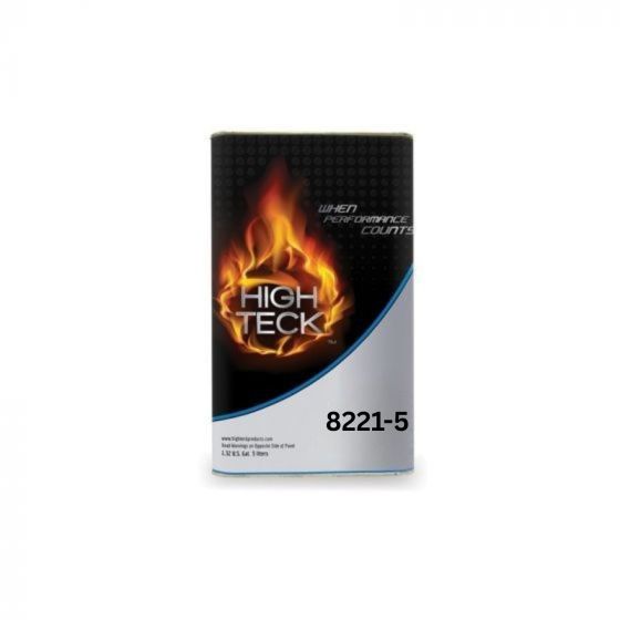 High Teck (5l) Euro Clear - 2:1 Mix Ratio - Low VOC 2.1 - Water White - 8221-5 - (5L) HIGH TECK EURO CLEAR - 2:1 MIX RATIO - LOW VOC 2.1 - WATER WHITE - High Teck 8221-5