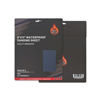High Teck 9" x 11" Waterproof Sanding Sheets - P600 - 5 Pack - FSWD600PJP - High Teck (5 pcs pack) 9"X11" WATERPROOF SANDING SHEET P600 - High Teck FSWD600PJP